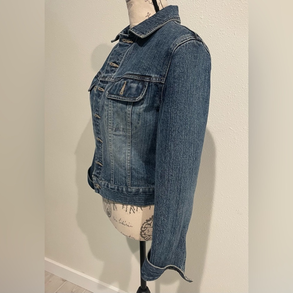 Express Blue Denim Jacket - Picture 4 of 7